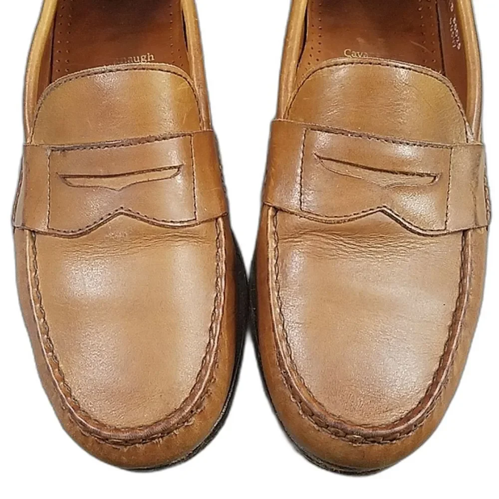 Allen Edmonds Tan Leather Penny Loafers